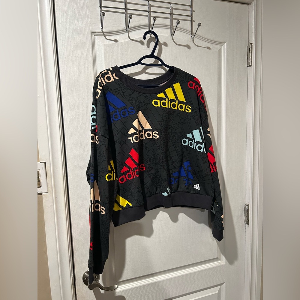 adidas Multicolor Logo Women's Sweater